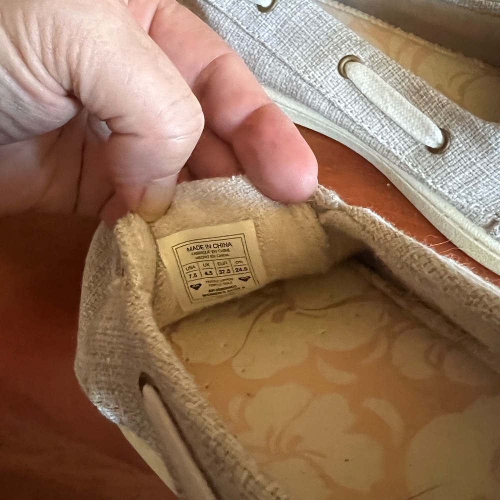 👠 Roxy Deck Shoes | Sz 7.5 - Picture 4 of 7